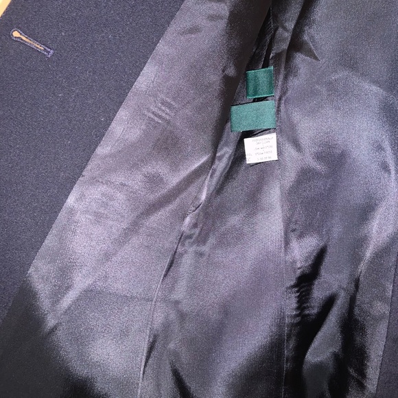 Ralph Lauren 100% Pure New Wool Blazer Navy Blue - Picture 5 of 8